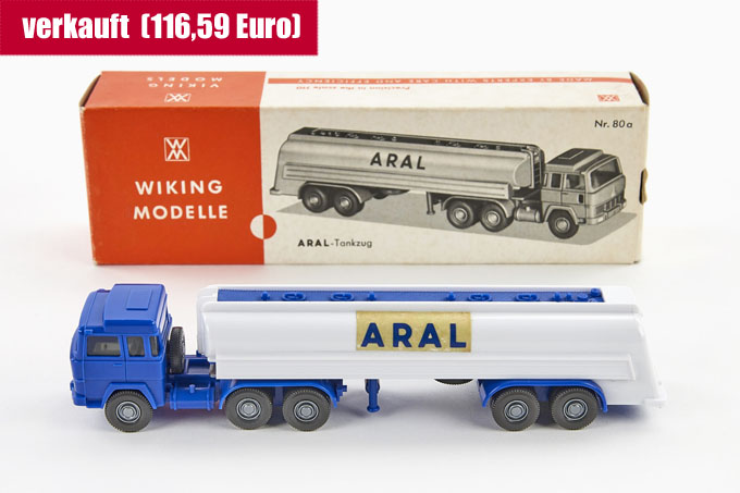 Wiking Magirus 235 D Aral-Tanksattelzug