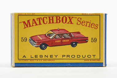 Matchbox 59 Fire Chief's Car OVP