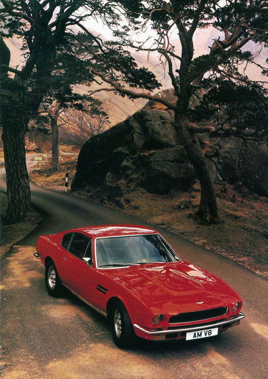 Brochure Aston Martin V8 1975