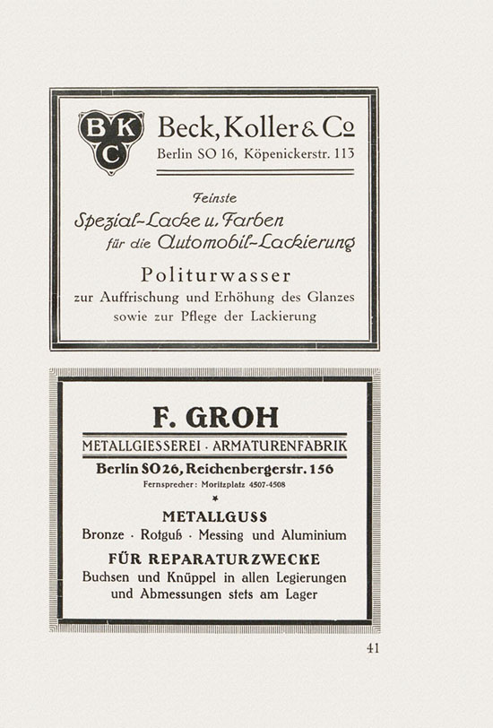 Autolehrbuch Ing. Schmidt 1928