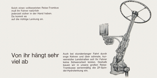 Prospekt Büssing Reisebusse 1964