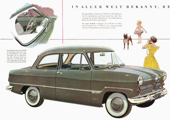 Prospekt Ford Taunus 12 M 1956