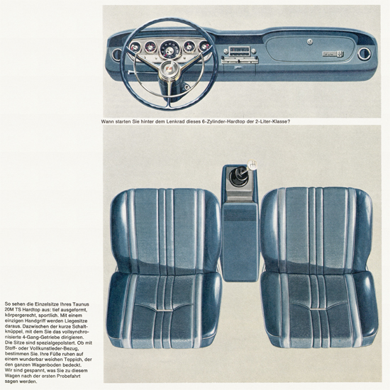 Prospekt Ford Taunus 20 M 1967