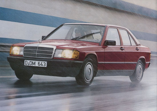 Prospekt Mercedes-Benz 190 D 1990