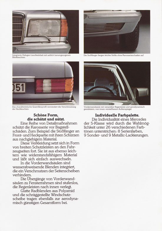 Prospekt Mercedes Benz 280S 1983