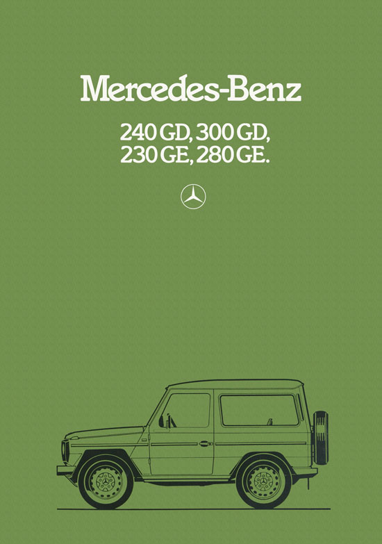 Prospekt Mercedes Benz G-Klasse 1982