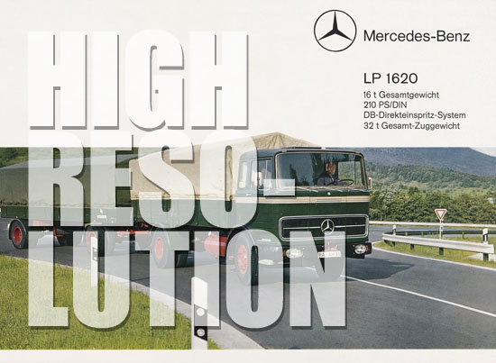 Prospekt Mercedes-Benz LP 1620 1965