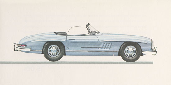Prospekt Mercedes Benz Personenwagen 1959