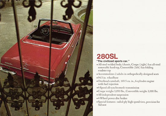 Brochure Mercedes Benz of North America 1967