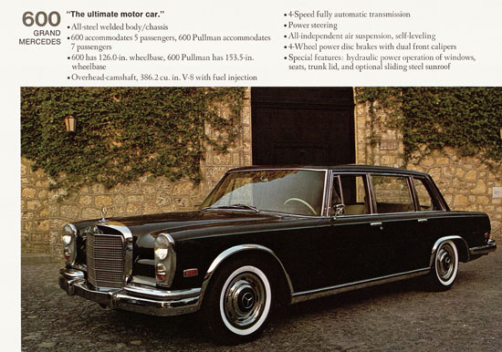 Brochure Mercedes Benz of North America 1967