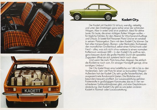 Prospekt Opel Kadett 1975