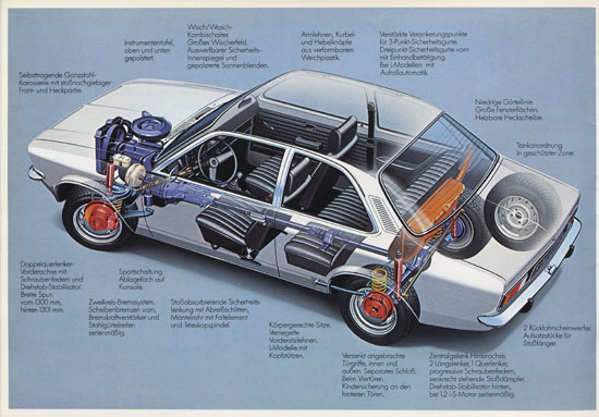 Prospekt Opel Kadett 1975