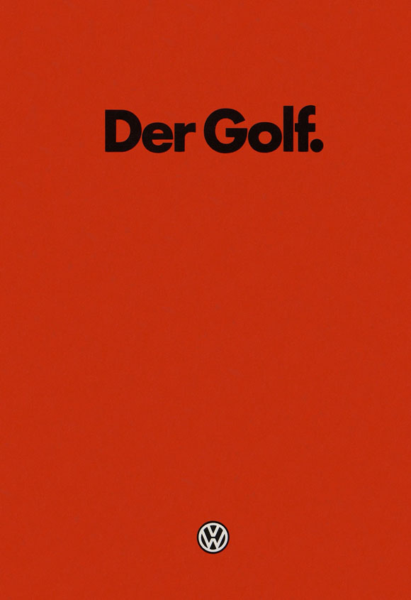 Broschüre VW Golf 1984