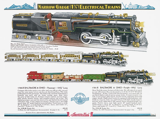 Seite 5 American Flyer Katalog 1936