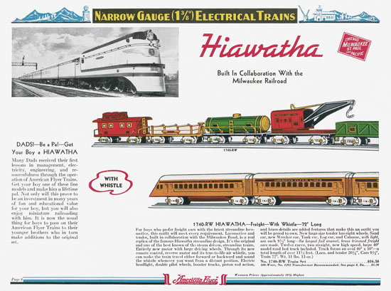 Seite 8 American Flyer Katalog 1936