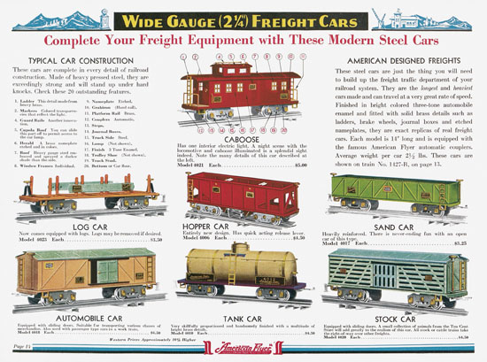 Seite 14 American Flyer Katalog 1936