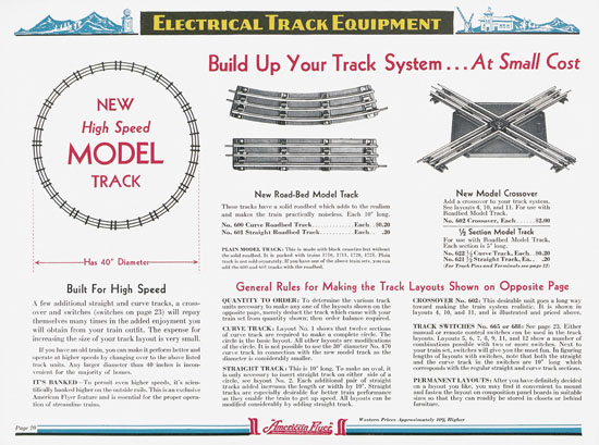 Seite 20 American Flyer Katalog 1936