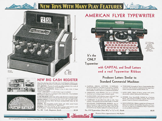 Seite 24 American Flyer Katalog 1936