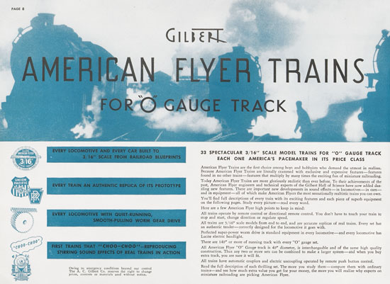 American Flyer Trains catalogue 1941