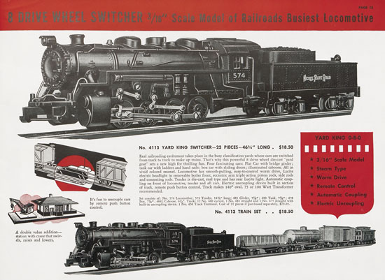 American Flyer Trains catalogue 1941