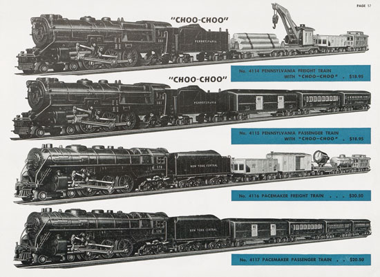 American Flyer Trains catalogue 1941