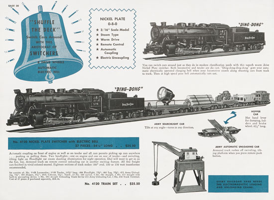 American Flyer Trains catalogue 1941