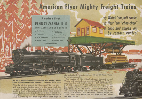 American Flyer catalog 1949