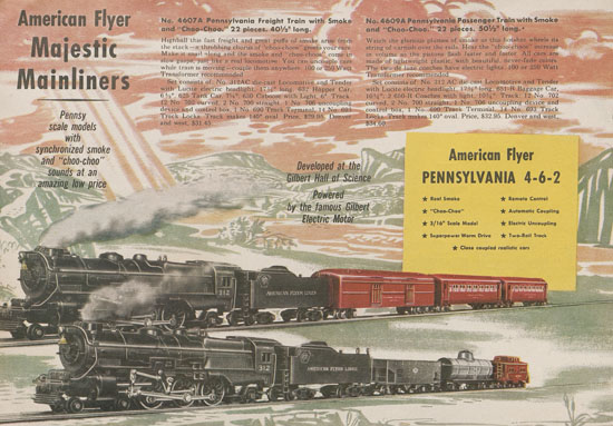 American Flyer catalog 1949