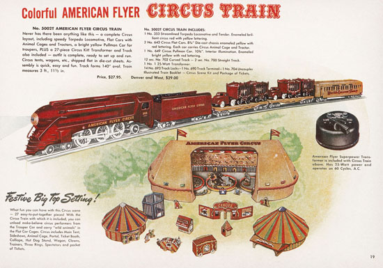 American Flyer Katalog 1950