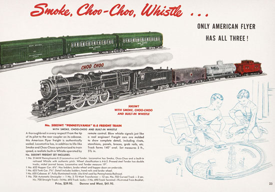 Seite 23 American Flyer Katalog 1950