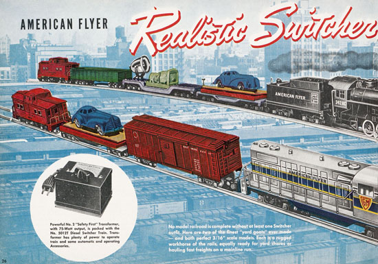 Seite 26 American Flyer Katalog 1950