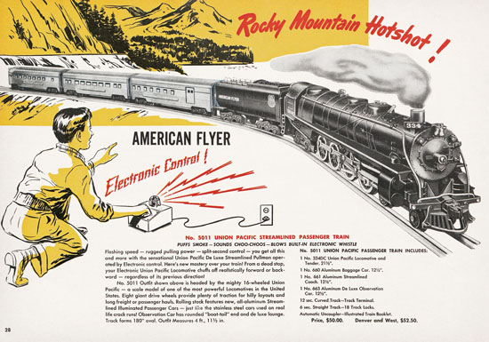 American Flyer Katalog 1950