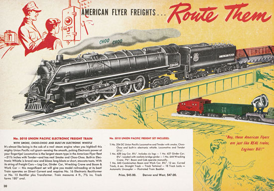 American Flyer Katalog 1950