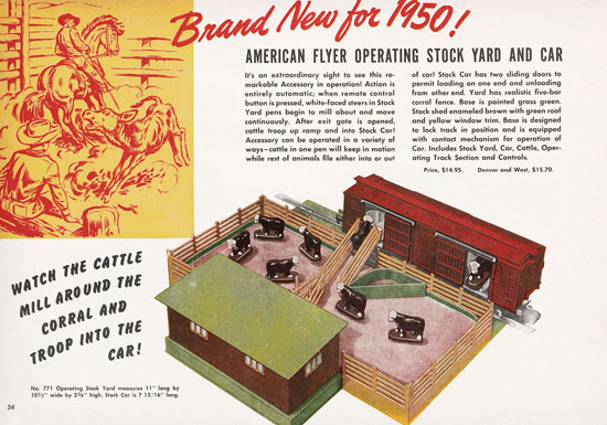 Seite 34 American Flyer Katalog 1950
