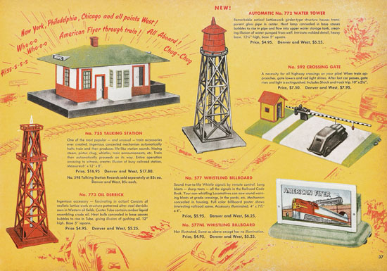 Seite 37 American Flyer Katalog 1950