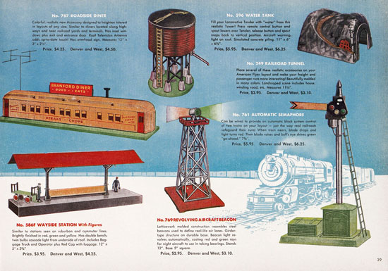 Seite 39 American Flyer Katalog 1950