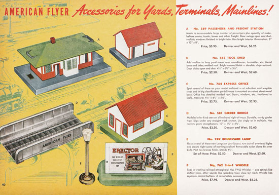 Seite 40 American Flyer Katalog 1950