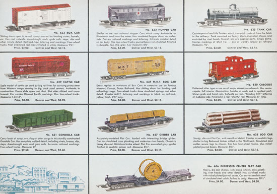 American Flyer Katalog 1950