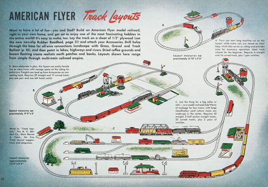 Seite 52 American Flyer Katalog 1950