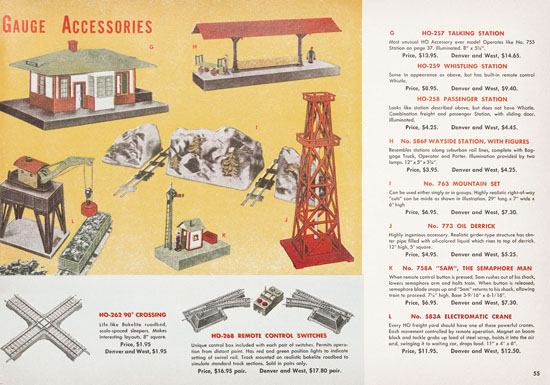 Seite 55 American Flyer Katalog 1950