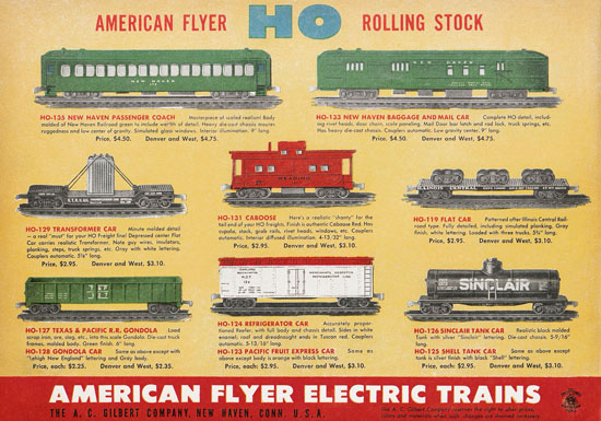 Seite 56 American Flyer Katalog 1950