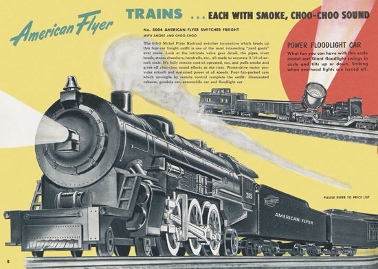 Seite 8 American Flyer Katalog 1952
