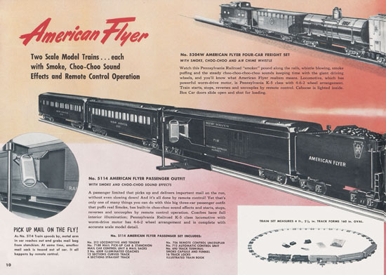 Seite 10 American Flyer Katalog 1952