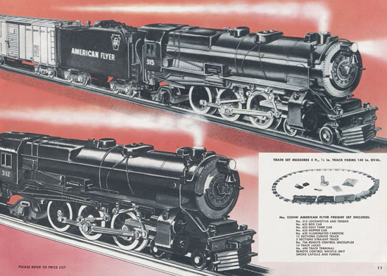 Seite 11 American Flyer Katalog 1952