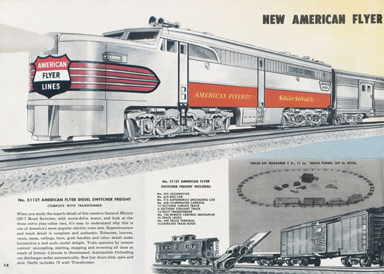 Seite 14 American Flyer Katalog 1952