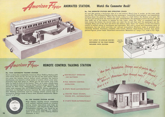 Seite 26 American Flyer Katalog 1952