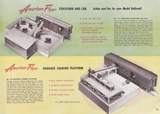 American Flyer Katalog 1952