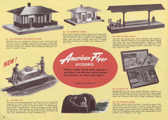 Seite 32 American Flyer Katalog 1952