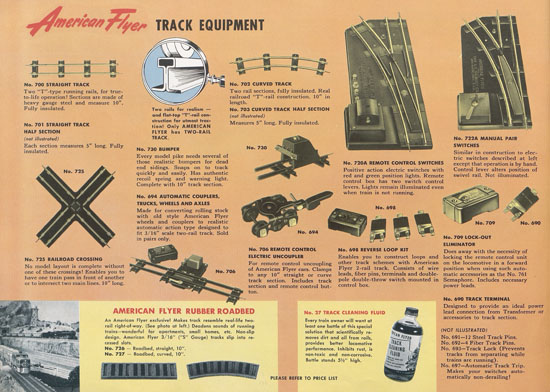 Seite 34 American Flyer Katalog 1952