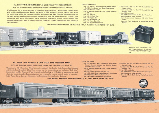 Seite 11 American Flyer Katalog 1953